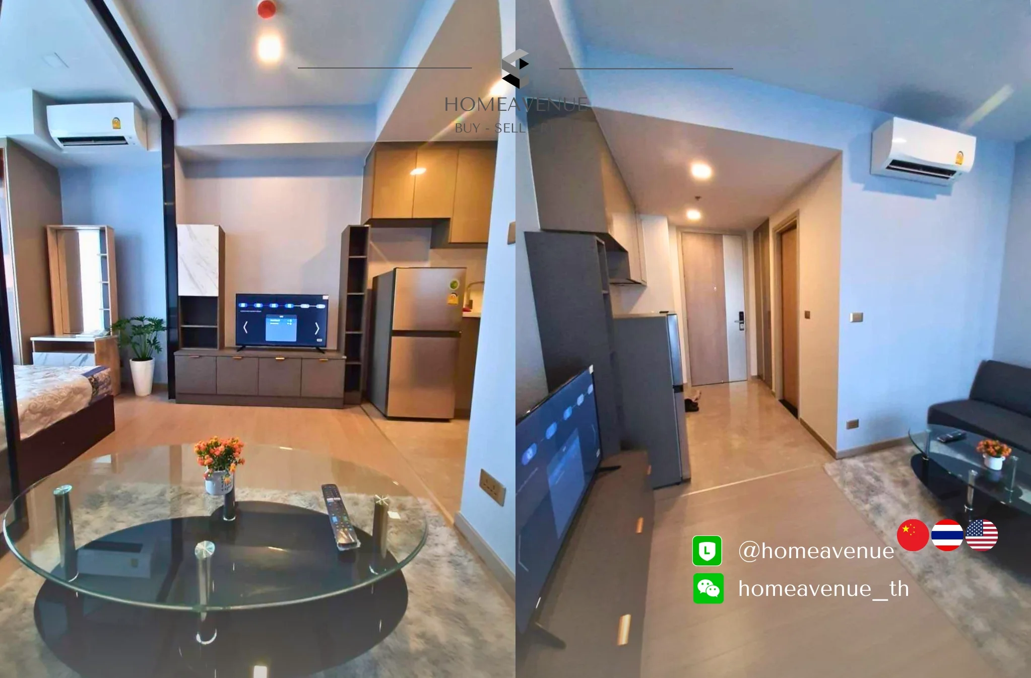 Studio condo in One9Five Asoke-Rama 9