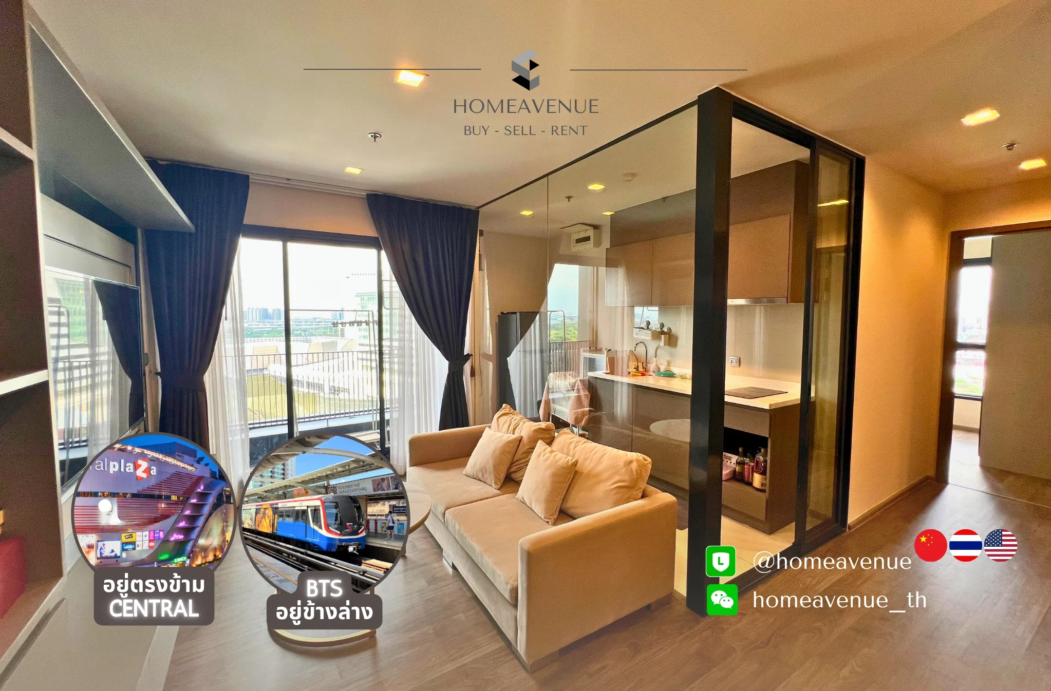 2 Bedroom condo in Life Ladprao Valley