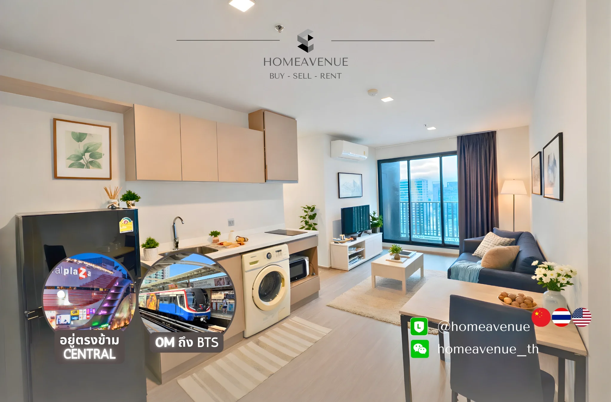 2 Bedroom condo in Life Ladprao