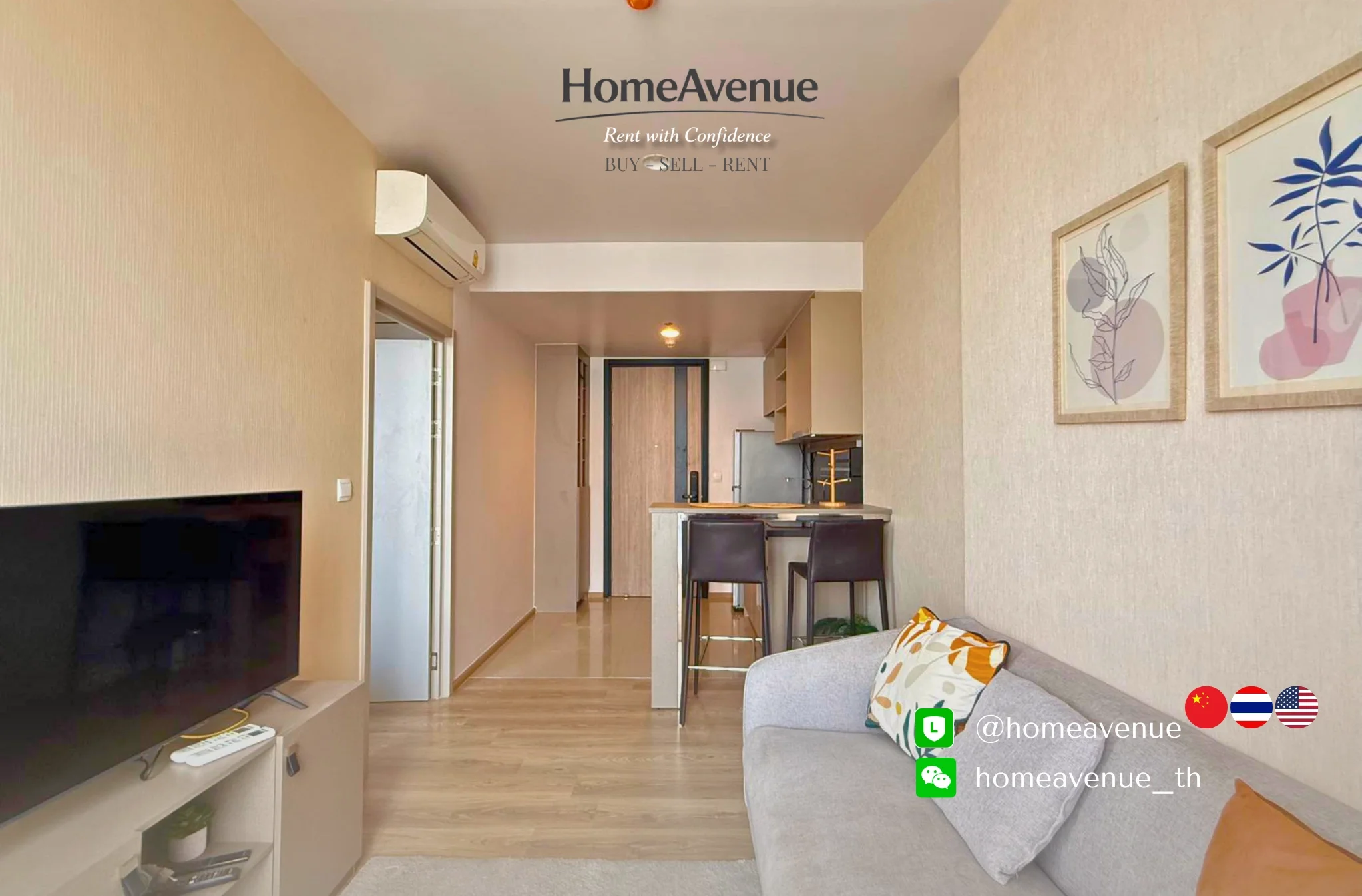 1 Bedroom condo in Oka Haus Sukhumvit 36
