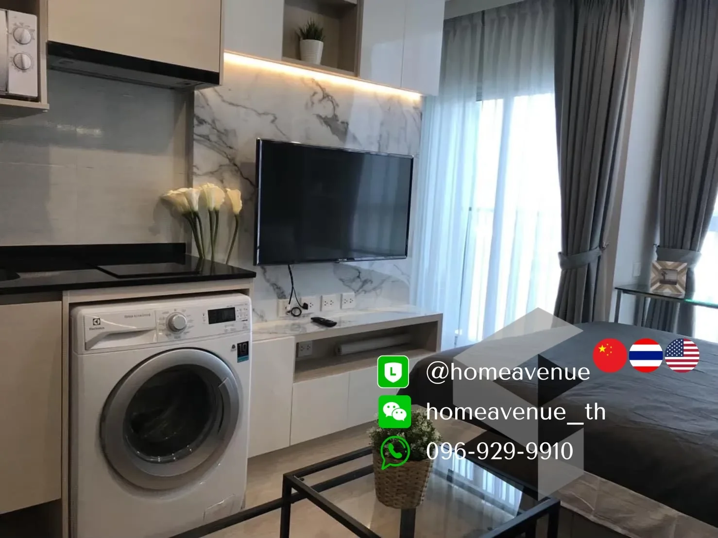 Studio condo in Noble Revolve Ratchada