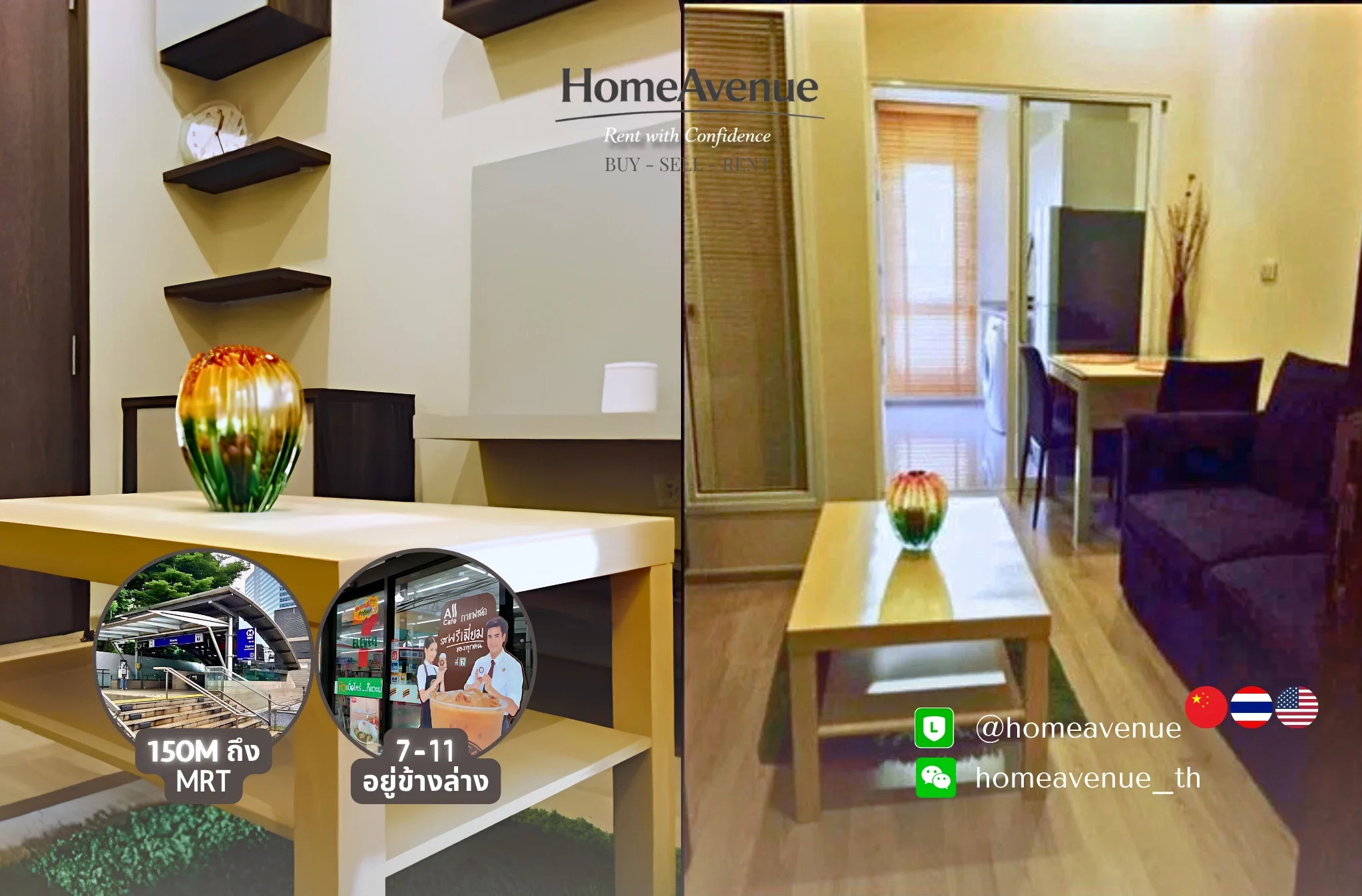1 Bedroom condo in Centric Ratchada-Huai Khwang