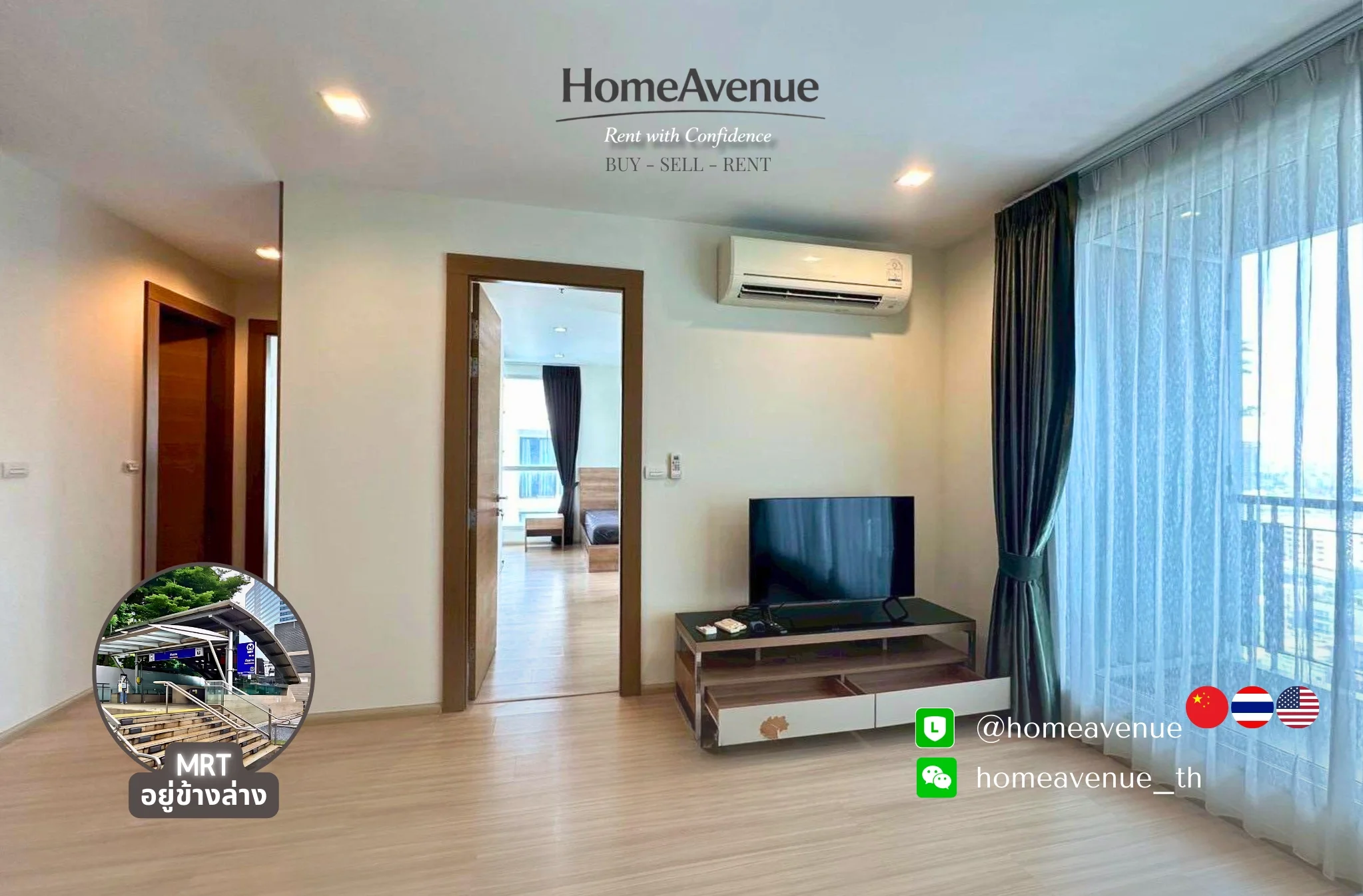 2 Bedroom condo in Rhythm Ratchada-Huaikwang